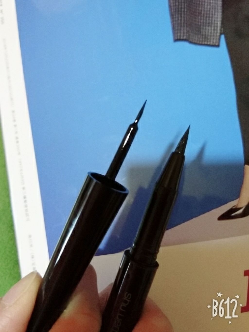 カリグラフィック アイライナー(旧)/shu uemura/リキッドアイライナーを使ったクチコミ（2枚目）