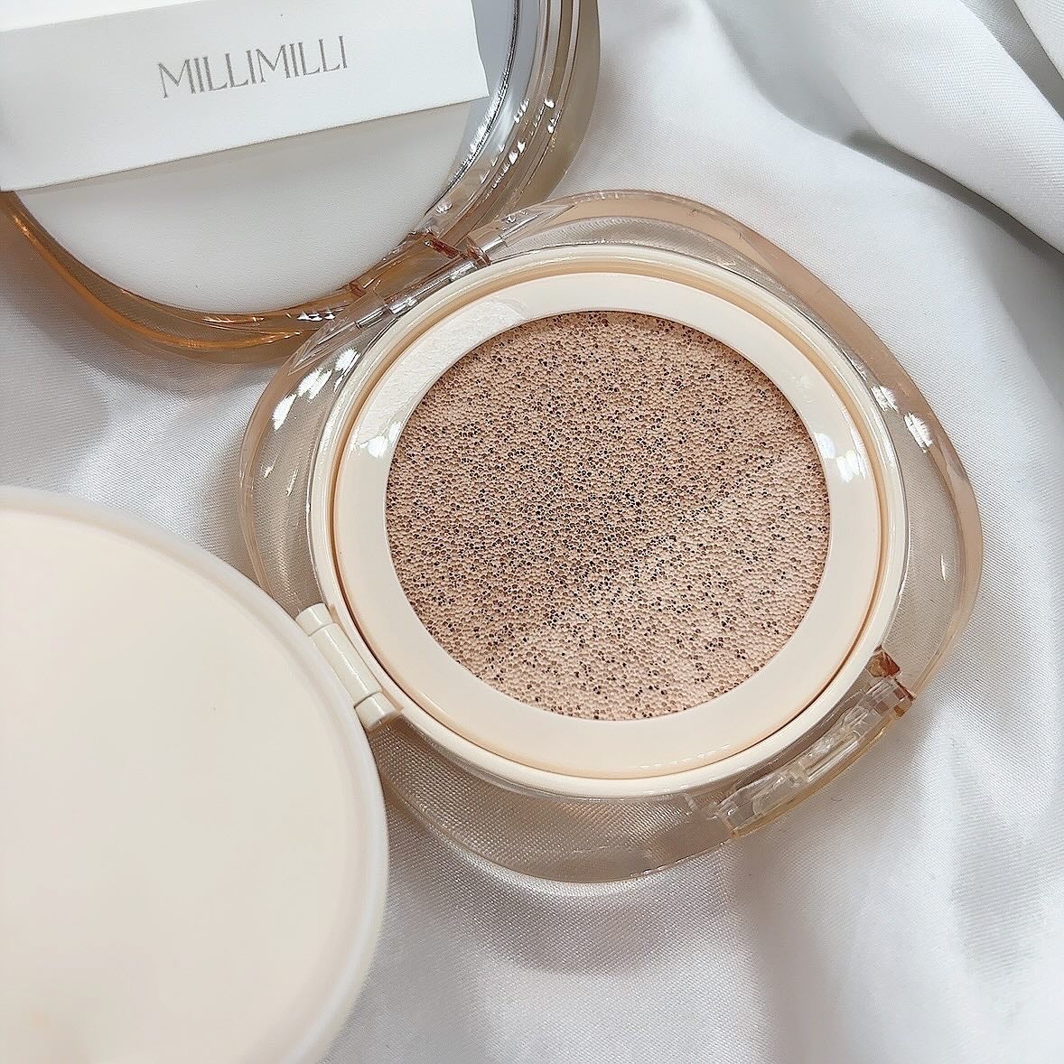 ツートンクッション/MILLIMILLI/クッションファンデーションを使ったクチコミ(8枚目)