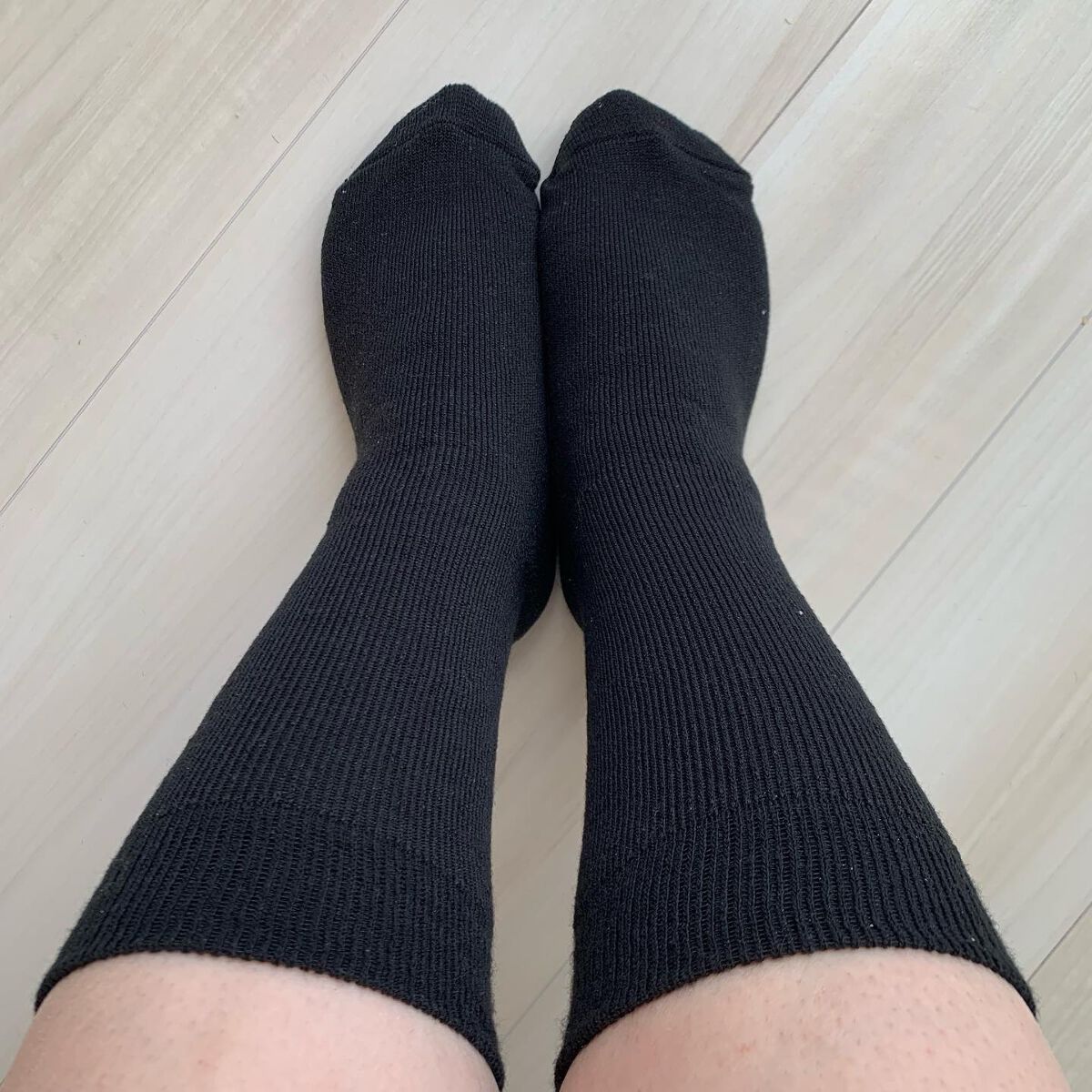 足の冷えない不思議なくつ下 レギュラーソックス 厚手/桐灰化学/暖かい靴下を使ったクチコミ（2枚目）