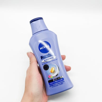 プレミアムボディミルク ホワイトニング【医薬部外品】		/ニベア/ボディミルクを使ったクチコミ(1枚目)