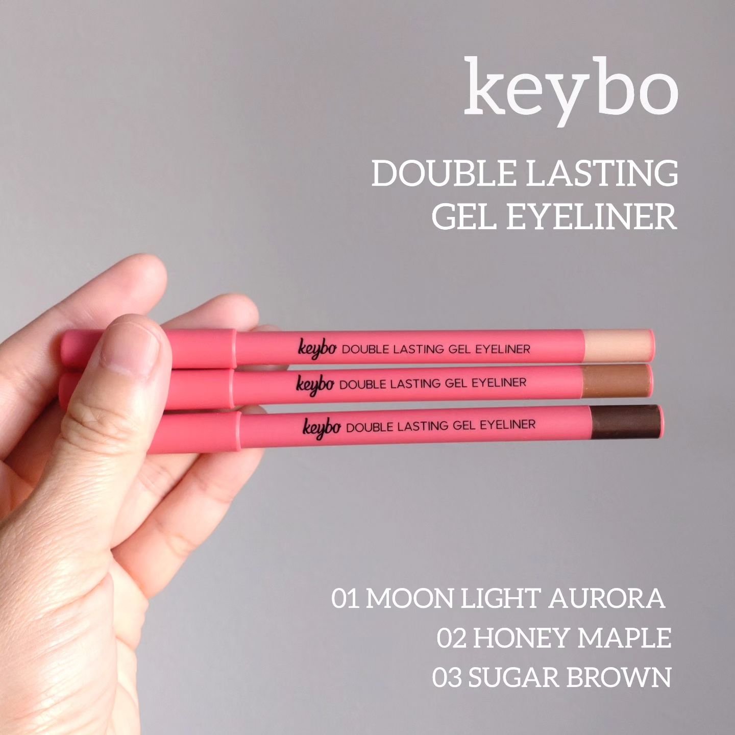 ダブルラスティングジェルライナー/keybo/ジェルアイライナーを使ったクチコミ（1枚目）