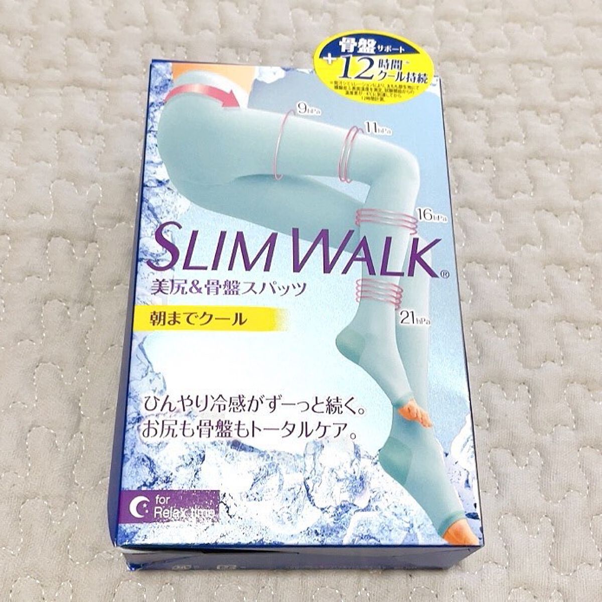 美脚美尻クールスパッツ/SLIMWALK/着圧ソックス・レギンスを使ったクチコミ(1枚目)