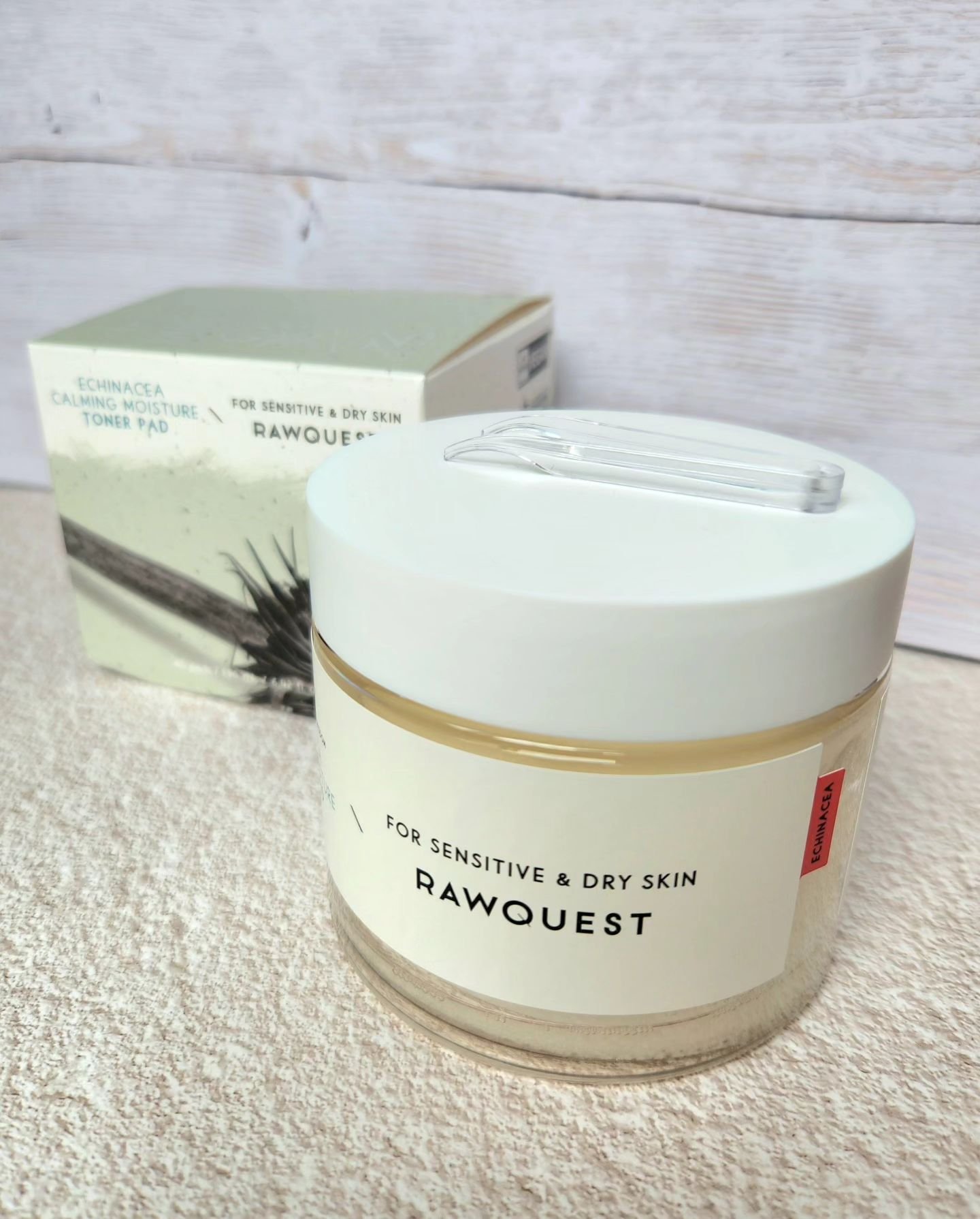 エキネシア カーミングモイスチャートナーパッド/RAWQUEST/トナーパッドを使ったクチコミ（1枚目）