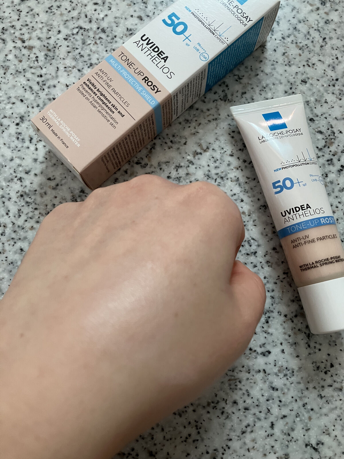 UVイデア XL プロテクショントーンアップ/ラ ロッシュ ポゼ/日焼け止めクリームを使ったクチコミ（3枚目）