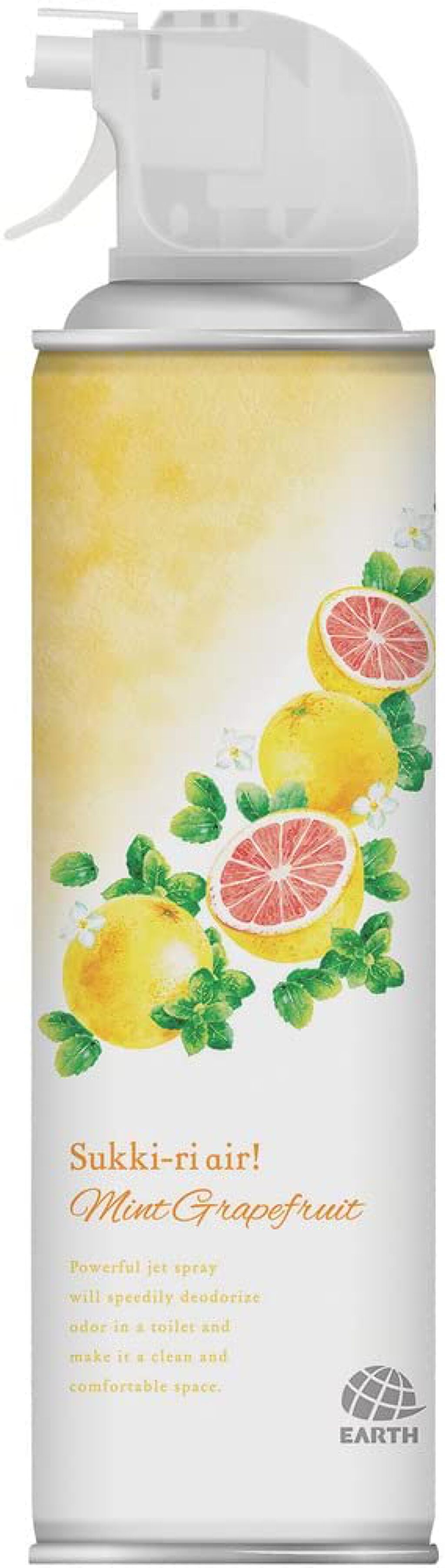 トイレのスッキーリエア!Sukki-ri air!  ミントグレープフルーツの香り