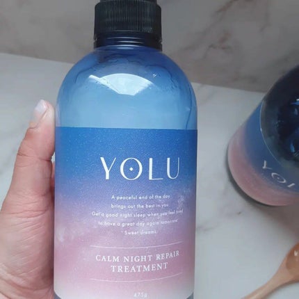 カームナイトリペアシャンプー/トリートメント/YOLU/市販シャンプーを使ったクチコミ(6枚目)