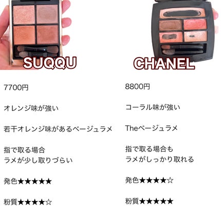 あなたはどっち派?CHANEL・SUQQUのアイシャドウパレットを徹底 あなたはどっち派?CHANEL・SUQQUのアイシャドウパレットを徹底