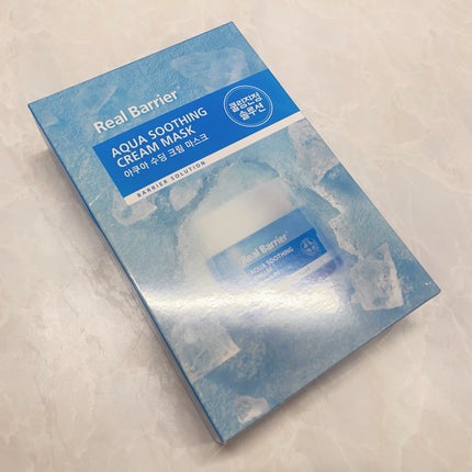 アクアスージングクリームマスク/Real Barrier/シートマスク・パックを使ったクチコミ(1枚目)