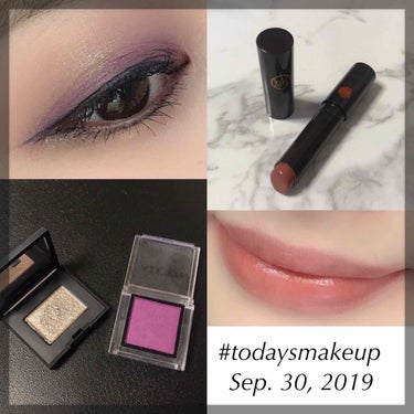 2019/09/30💗
#todaysmakeup #makeupbysaori

＊

#NARS
#ハードワイヤードアイシャドー
5341 #MADRID

#ADDICTION
#ザアイシャドウ
