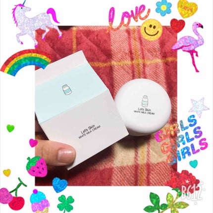 レッツスキン ホワイト ミルククリーム/SHINBEE JAPAN /フェイスクリームを使ったクチコミ(1枚目)