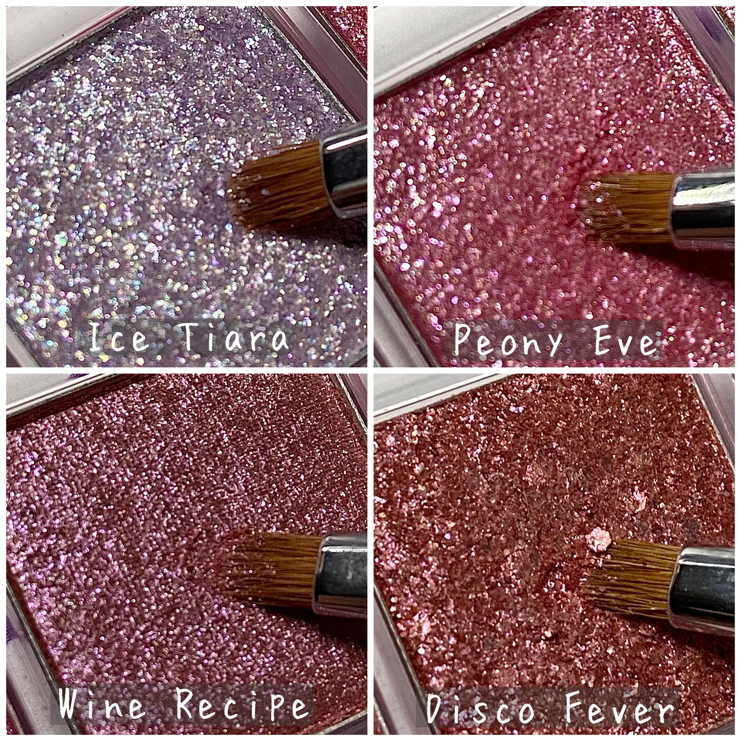 プロ アイ パレット エアー 100 グリッターシャワー(GLITTER SHOWER)/CLIO/アイシャドウパレットを使ったクチコミ（3枚目）