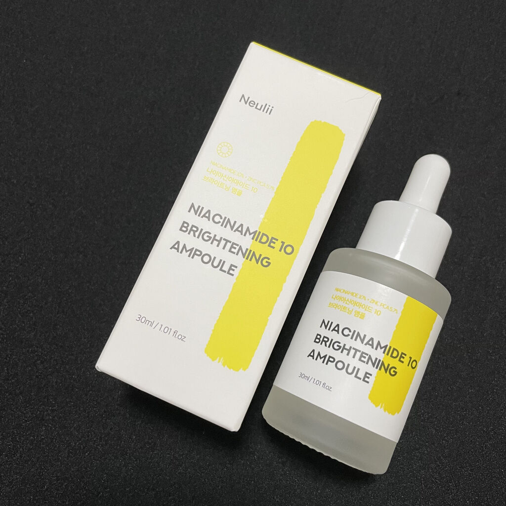 ナイアシンアミド10ブライトニングアンプル/Neulii/美容液を使ったクチコミ（2枚目）