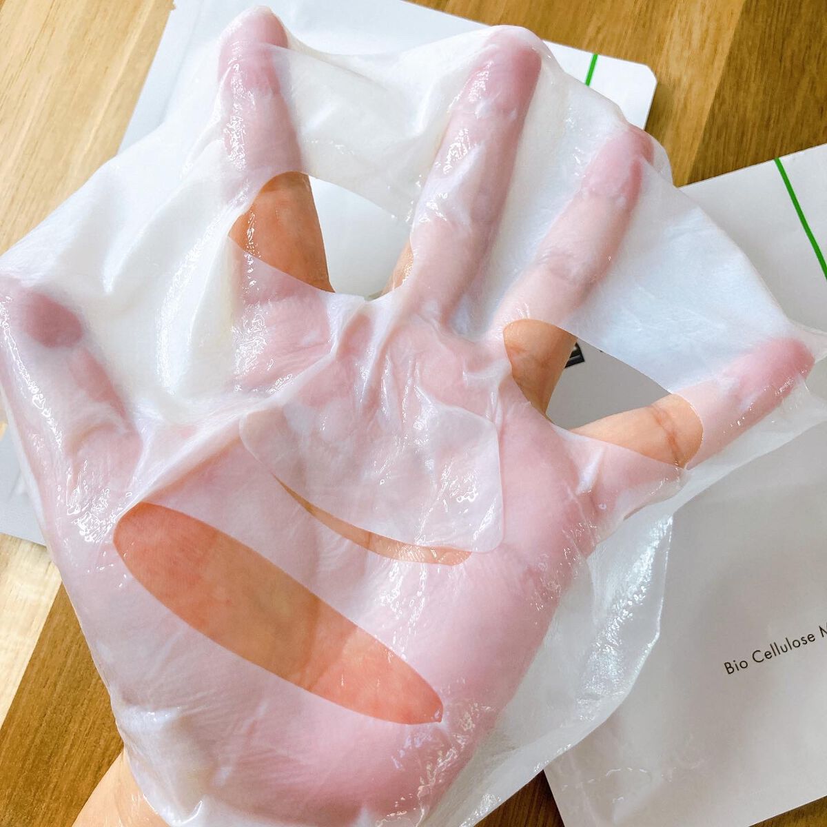 青汁フェイスマスク/青汁化粧品/シートマスク・パックを使ったクチコミ（3枚目）