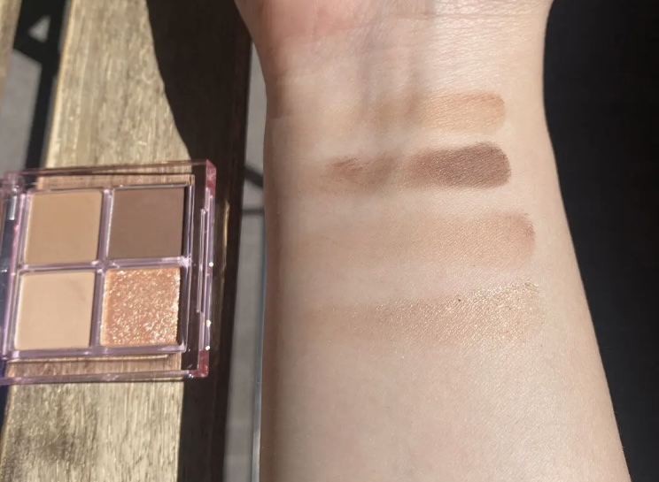 アンドバイロムアンド　メロウアイパレット BR02 アップルシナモン/&nd by rom&nd/アイシャドウパレットを使ったクチコミ（2枚目）