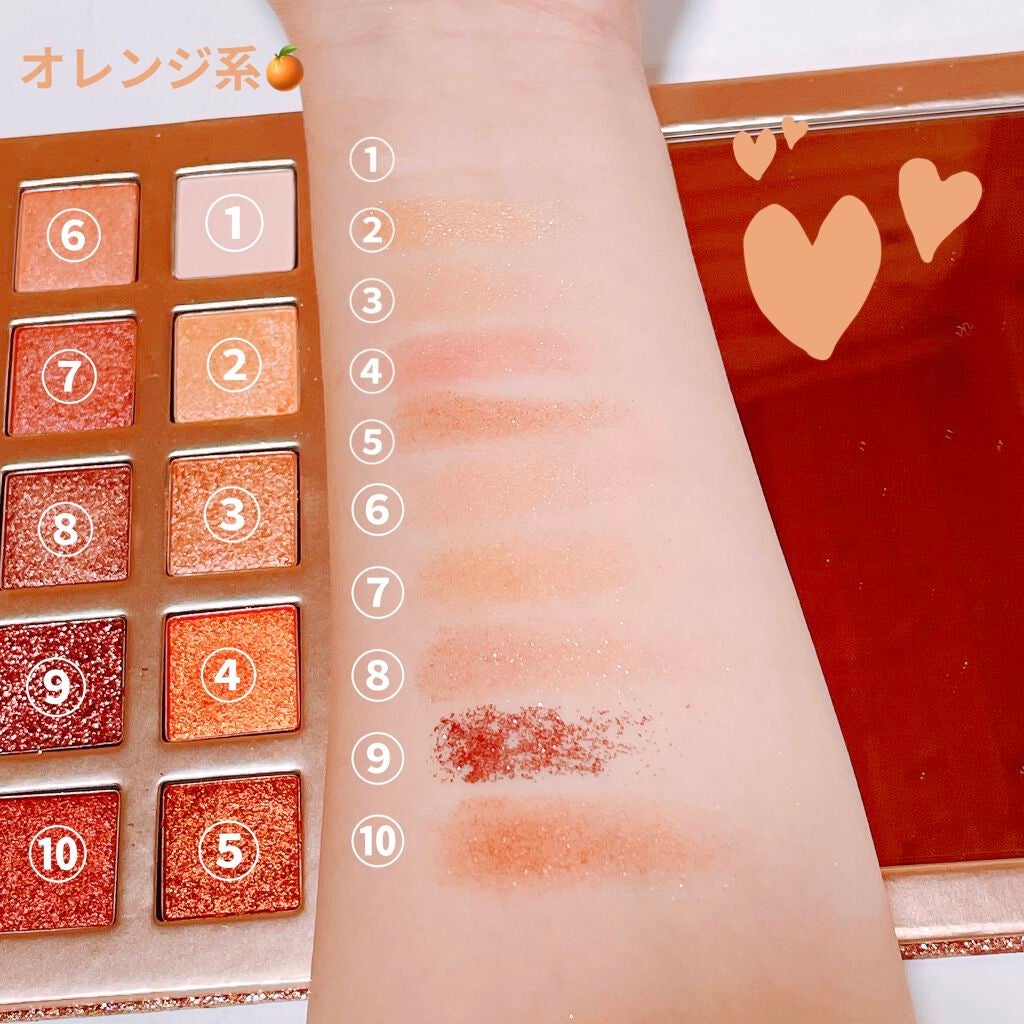 プロ ダズリング アイパレット グリッツ シャワー/CLIO/アイシャドウパレットを使ったクチコミ(3枚目)