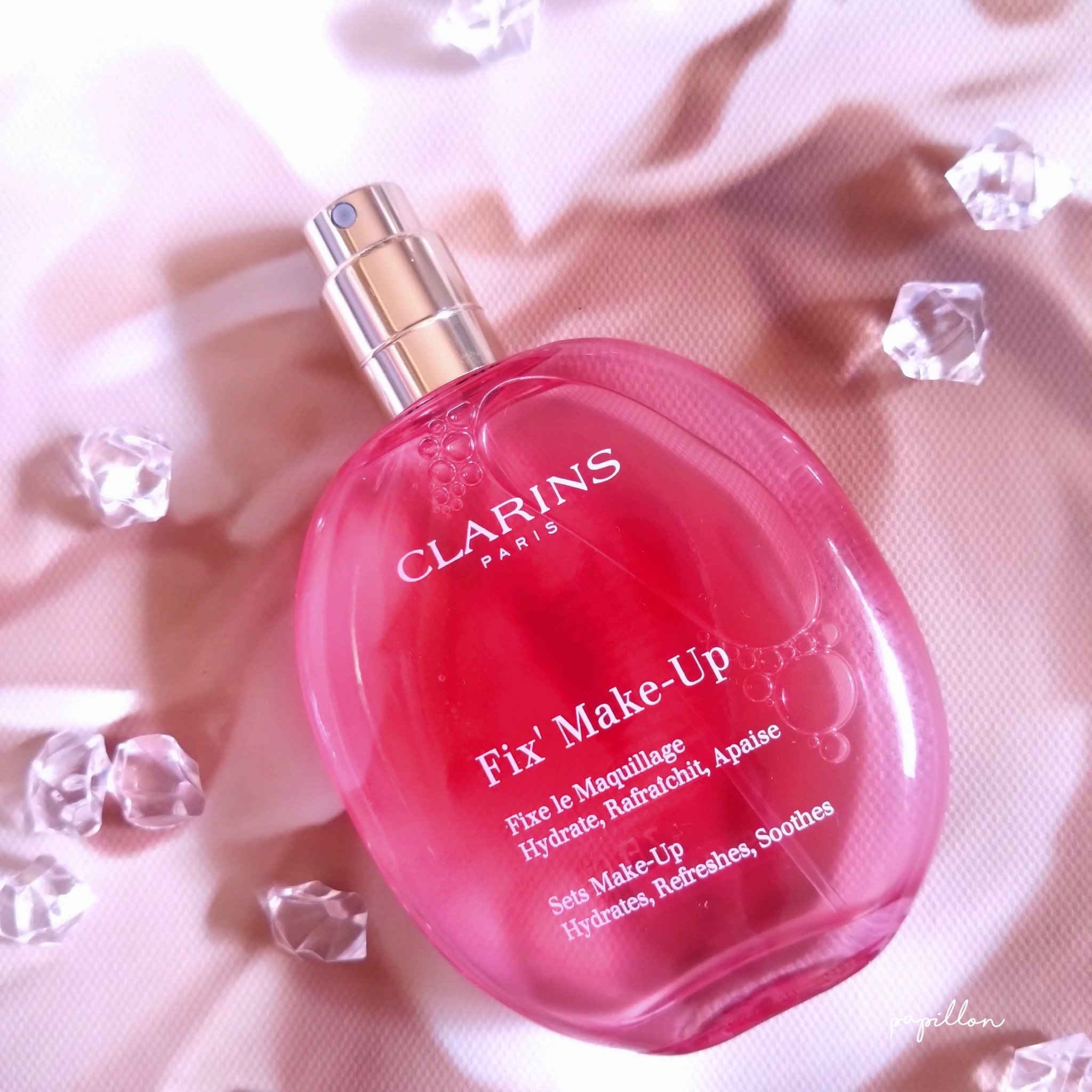 フィックス メイクアップ 50ml/CLARINS/ミスト状化粧水を使ったクチコミ（3枚目）