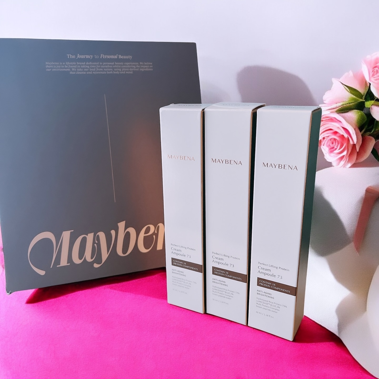 73シワクリーム/MAYBENA/フェイスクリームを使ったクチコミ（3枚目）