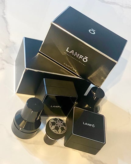 パールクリスタルファンデーション/LANFO/クッションファンデーションを使ったクチコミ(8枚目)