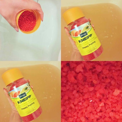 クナイプ バスソルト ハッピーフィーリング グレープフルーツ&ブラッドオレンジの香り/クナイプ/入浴剤を使ったクチコミ(1枚目)