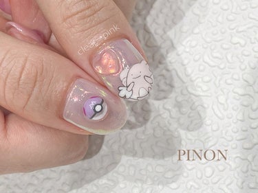 ポケモンネイル💅

♡パーツはuvに反応して色が変わります！

メタモンネイルを見てくれて
初めてのネイルサロンとして来てくれました☺︎❤️
うれしー♡

#ポケモンネイル #綾瀬ネイルサロン#綾瀬#都