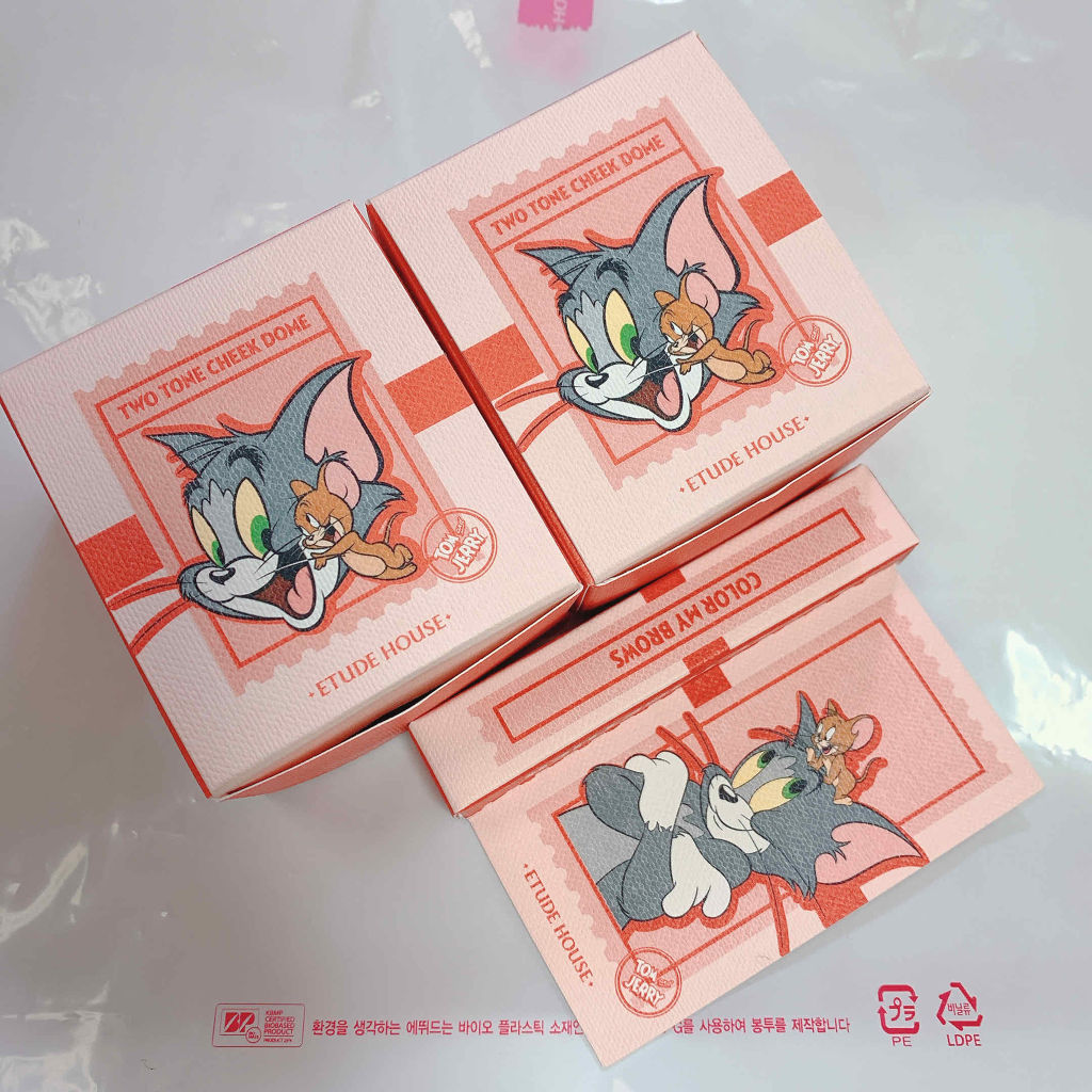 ラッキーフレンズ 2トーンチーク/ETUDE/パウダーチークを使ったクチコミ（2枚目）