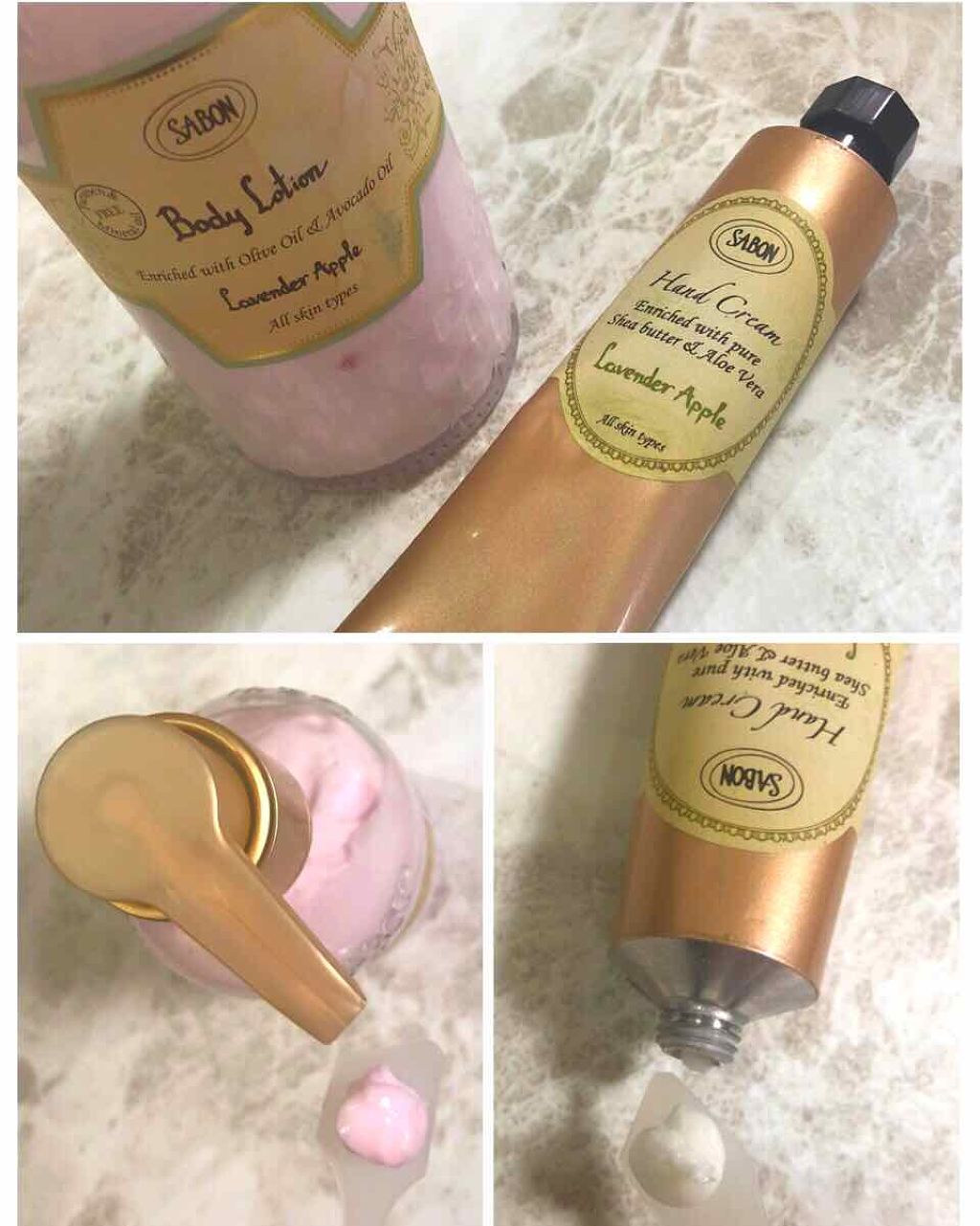 ハンドクリーム　ラベンダー•アップル 200ml/SABON/ハンドクリームを使ったクチコミ（2枚目）