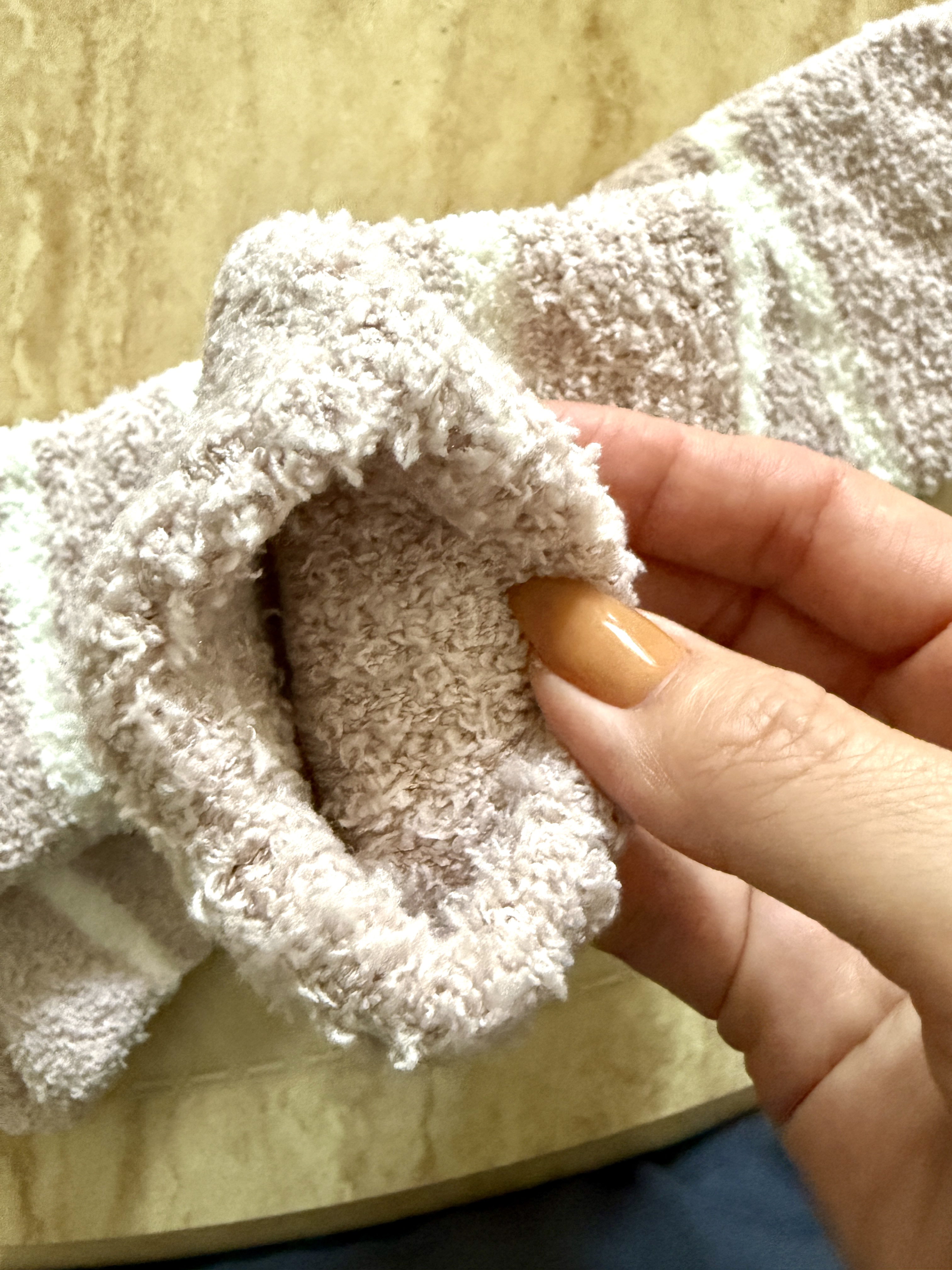 ぽかぽかカイロソックス C03 ASH GRAY(ブブ)/カイロソックス/暖かい靴下を使ったクチコミ（3枚目）