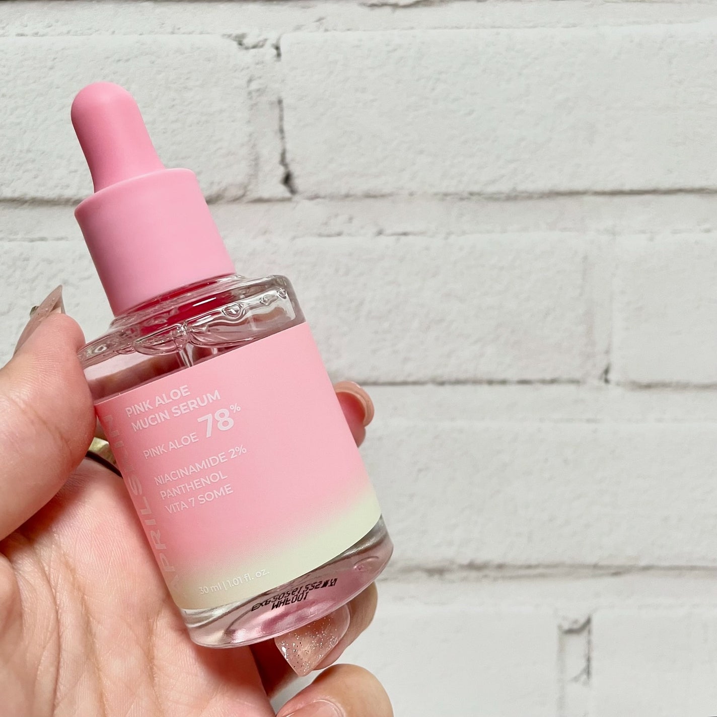 ピンクアロエムチンセラム/APRILSKIN/美容液を使ったクチコミ(5枚目)