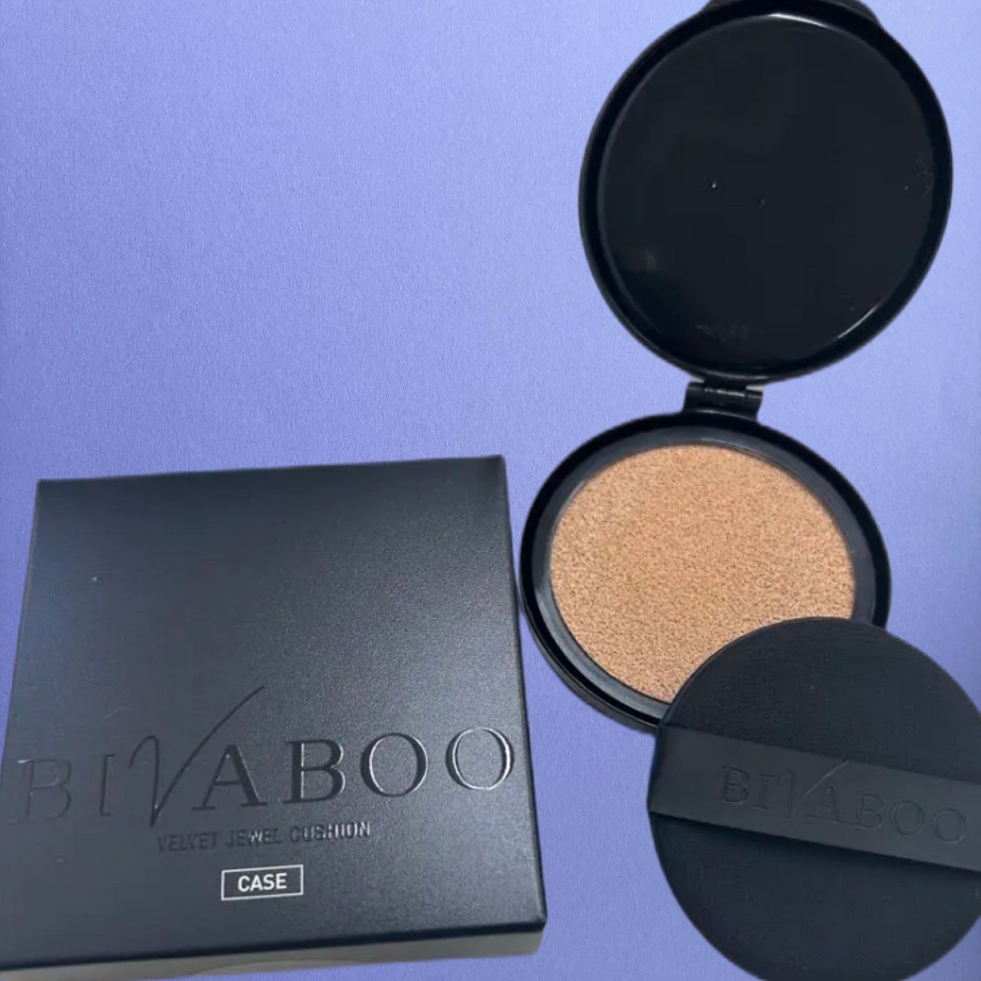 ベルベットジュエルクッション/BIVABOO/クッションファンデーションを使ったクチコミ(1枚目)