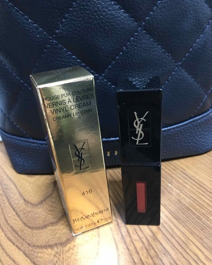 ルージュ ピュールクチュール ヴェルニ ヴィニルクリーム/YVES SAINT LAURENT BEAUTE/口紅を使ったクチコミ(1枚目)