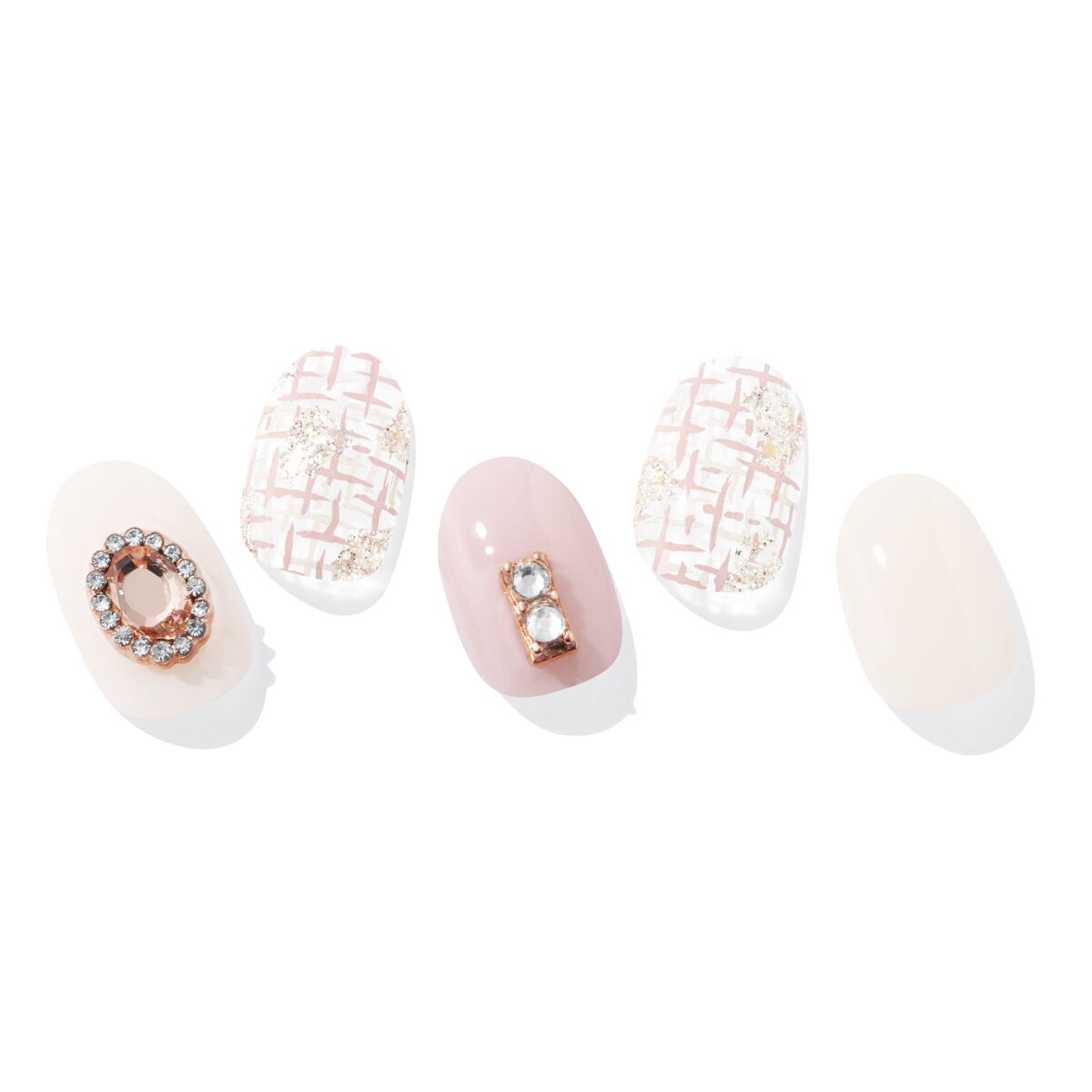 セミキュアジェルネイル(ハンド) NP-196 N Jewel Tweed (tweed touch collection)