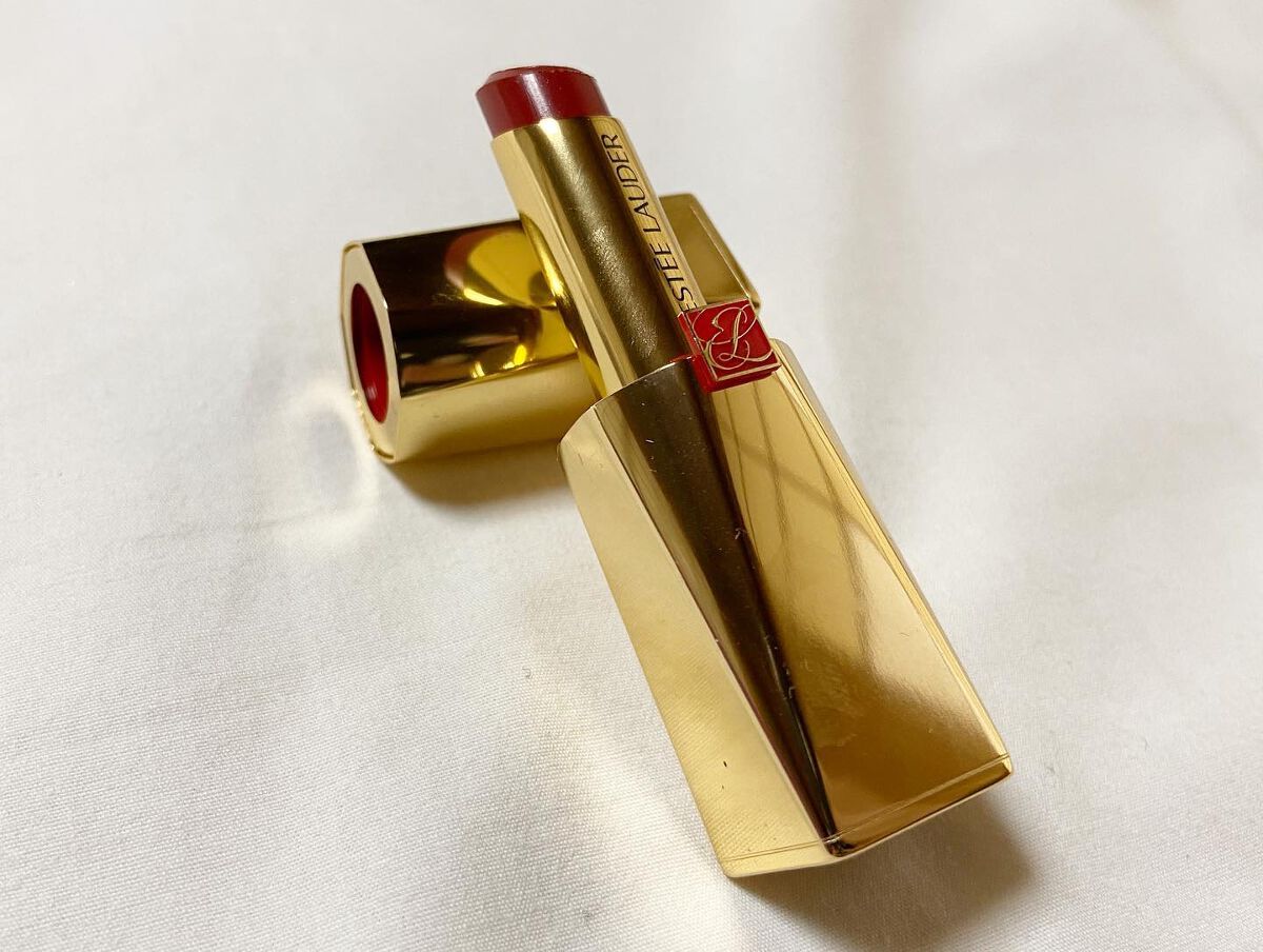 ピュアカラーデザイア リップスティック 311 スタッガー クロム/ESTEE LAUDER/口紅を使ったクチコミ（2枚目）