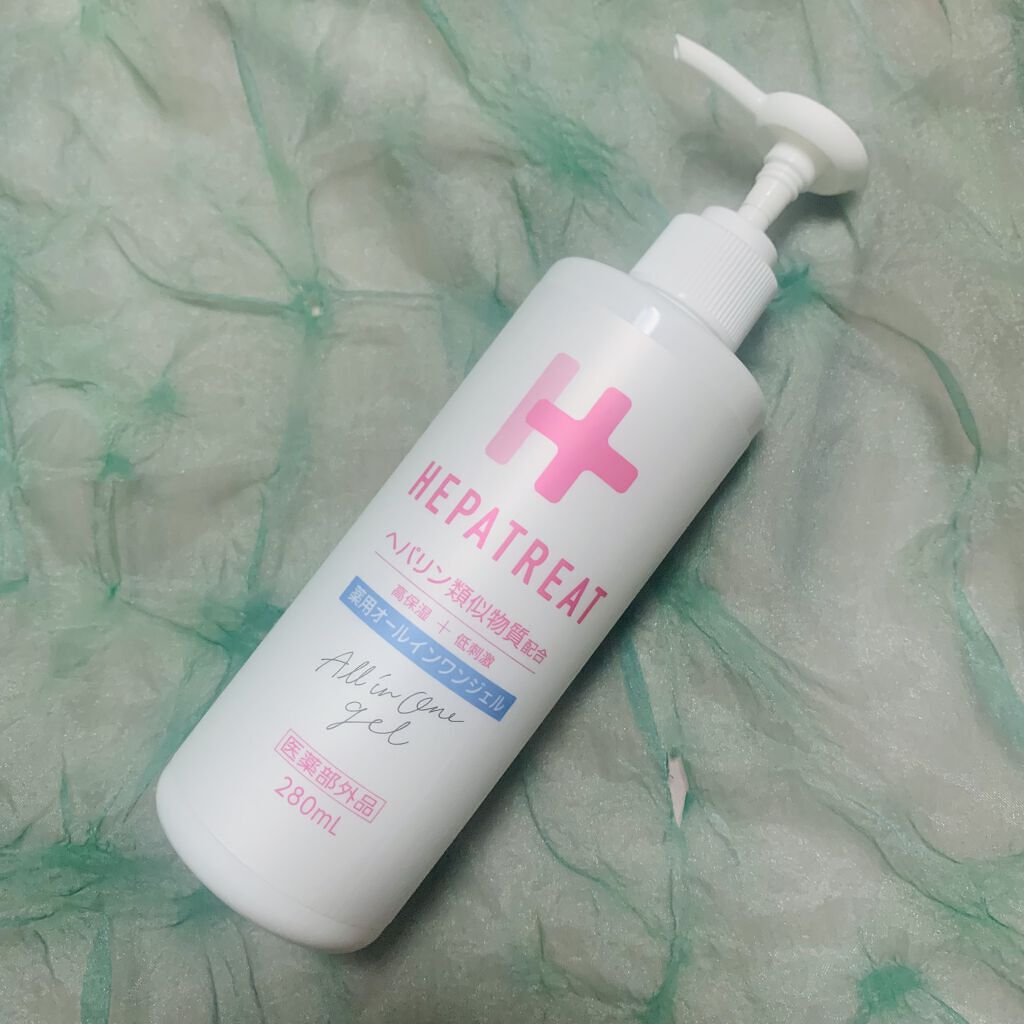 ゼトックスタイル ヘパトリート 薬用オールインワンジェル のクチコミ「へパトリート
『薬用オールインワンジェル』



保水有効成分「ヘパリン類似物質」配合の薬用オ.....」（1枚目）