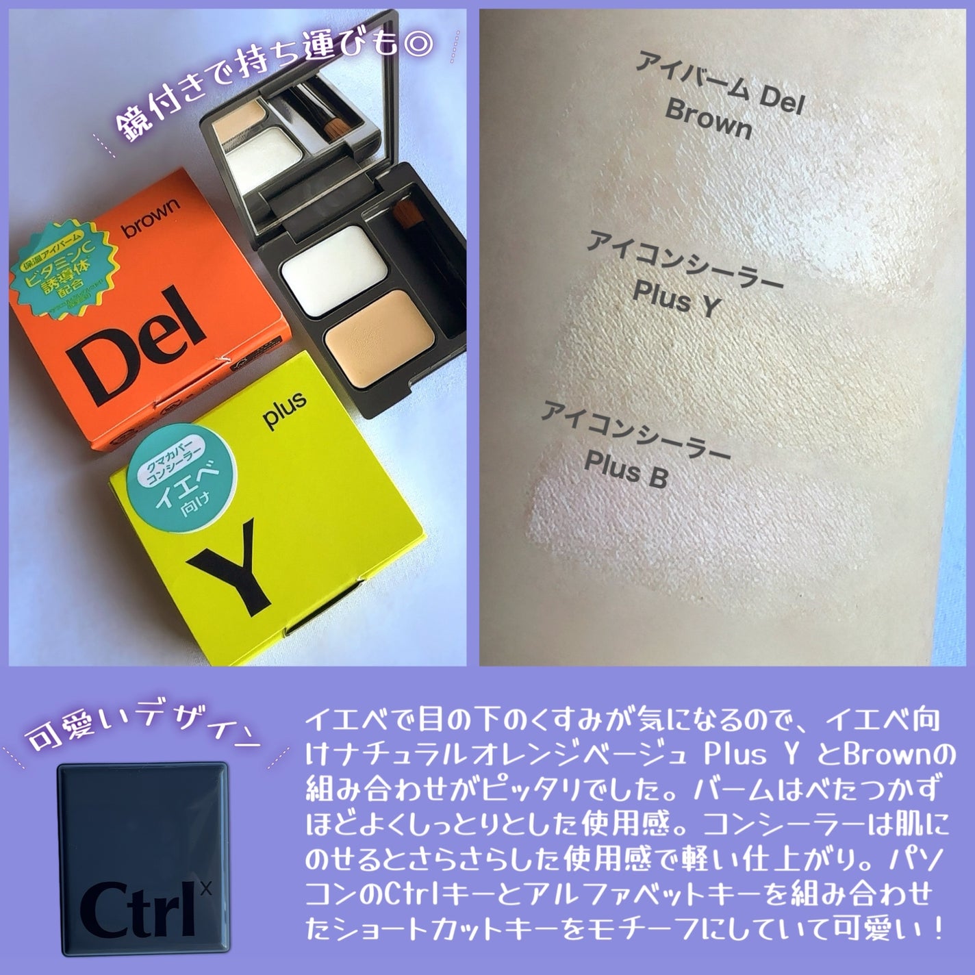 コントロールバイ アイバーム Del Blue<バーム状美容液>/Ctrlx/アイケア・アイクリームを使ったクチコミ(4枚目)