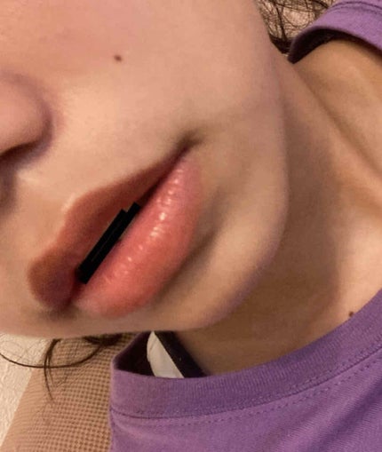 ラスティンググロスリップ/CEZANNE/口紅を使ったクチコミ(2枚目)