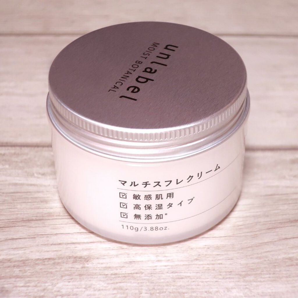 モイストボタニカル マルチスフレクリーム/unlabel/ボディクリームを使ったクチコミ（1枚目）