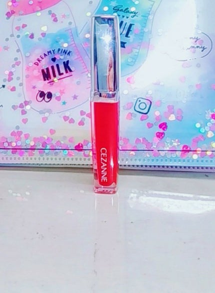 ジェルグロスリップ/CEZANNE/リップグロスを使ったクチコミ(2枚目)