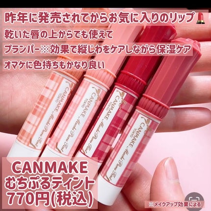 むちぷるティント/キャンメイク/リップティントを使ったクチコミ(2枚目)