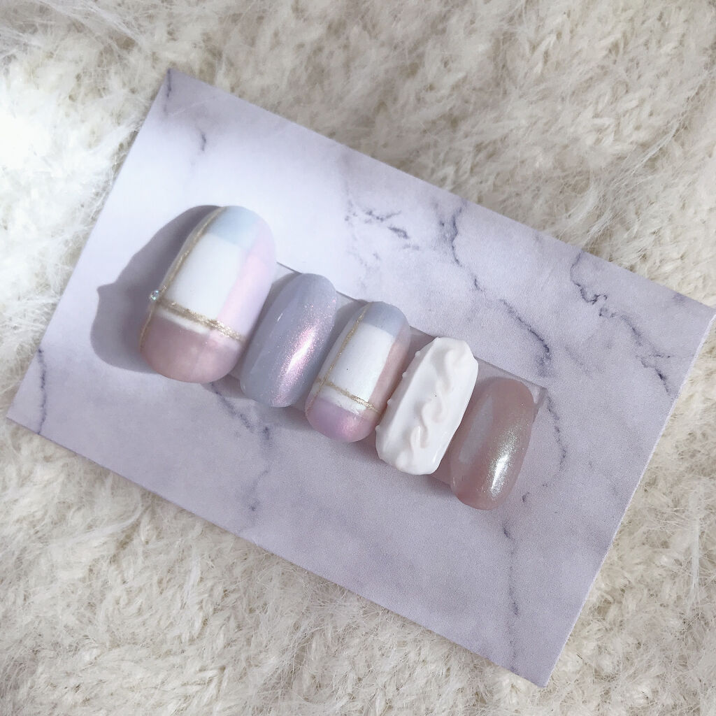 ジェルネイル ブルー/ジェルミーワン/ジェルネイルを使ったクチコミ（2枚目）