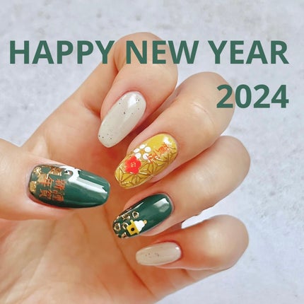 うらなか りか プロデュース おしょうがつ(たつ)/tsumekira/ネイル用品を使ったクチコミ(1枚目)