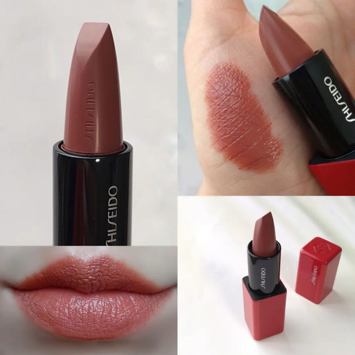 テクノサテン ジェル リップスティック 405	Playback/SHISEIDO/口紅を使ったクチコミ（2枚目）
