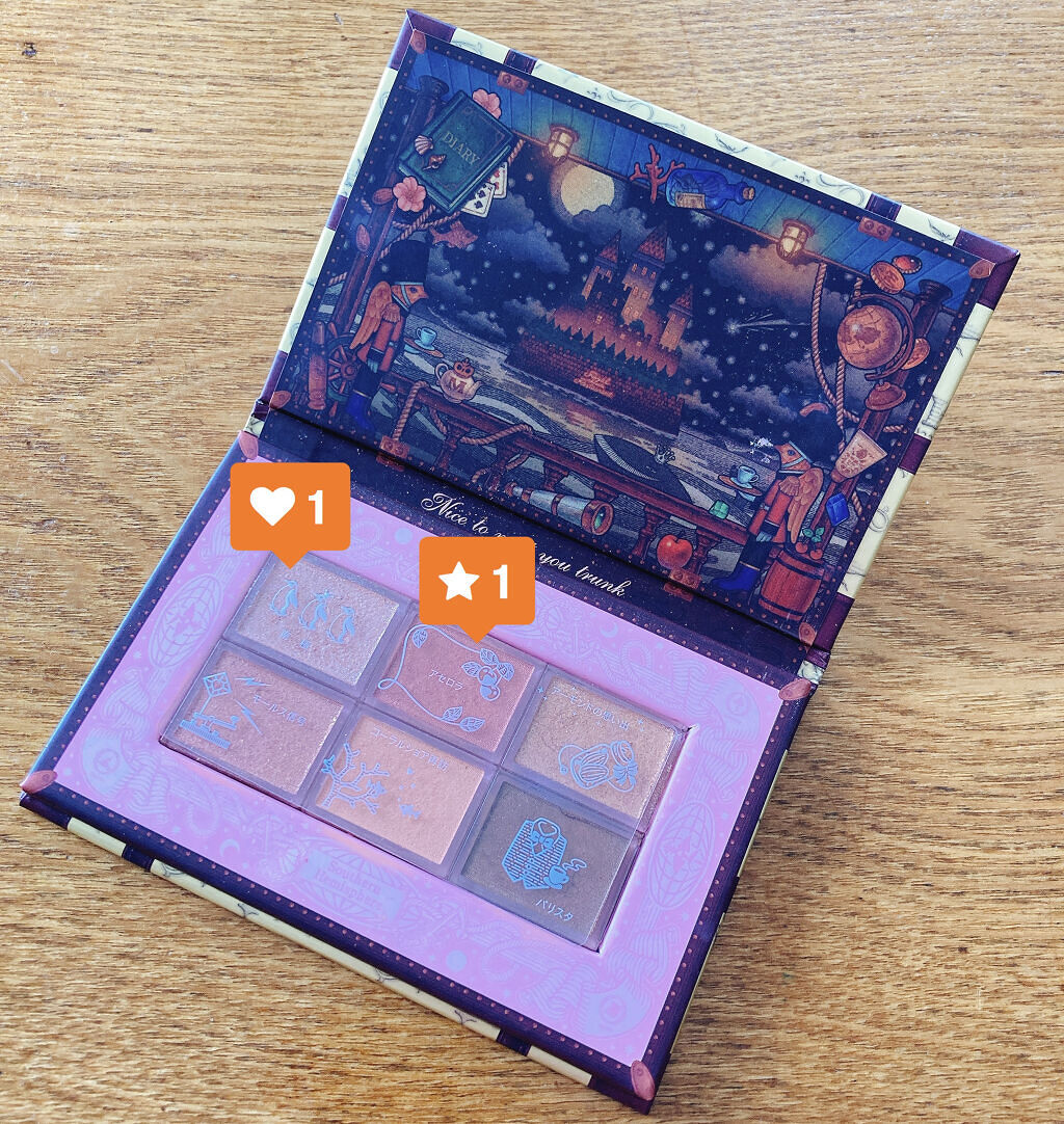 ナイストゥミーチュートランク/MAJOLICA MAJORCA/アイシャドウパレットを使ったクチコミ（2枚目）