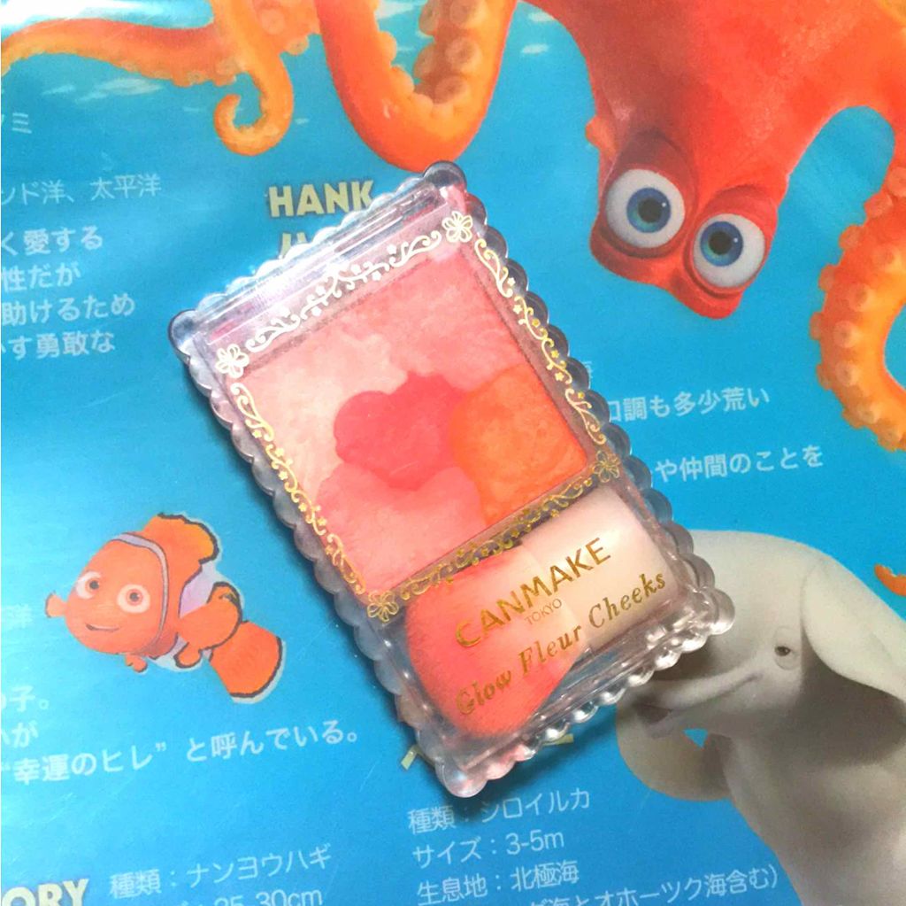 グロウフルールチークス/キャンメイク/パウダーチークを使ったクチコミ（1枚目）