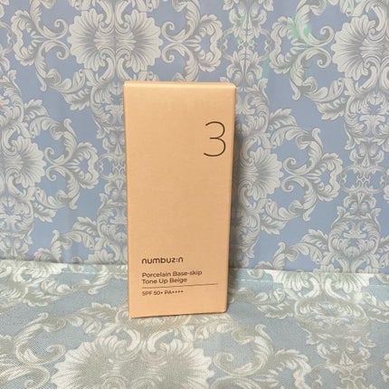 3番 ノーファンデ陶器肌トーンアップクリーム/numbuzin/化粧下地を使ったクチコミ(1枚目)