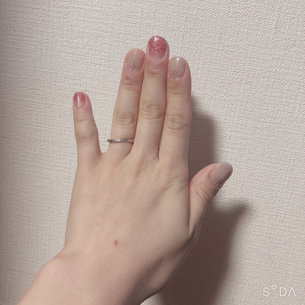 Gel Look TOPCOAT/DAISO/ネイルトップコートを使ったクチコミ（2枚目）
