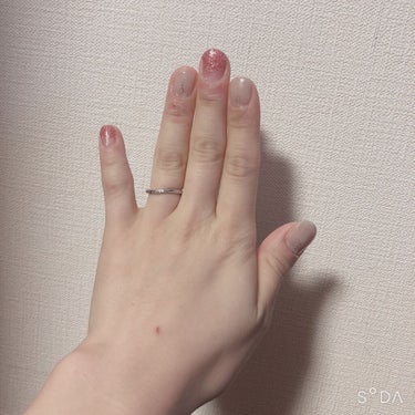 Gel Look TOPCOAT/DAISO/ネイルトップコート・ベースコートを使ったクチコミ（2枚目）