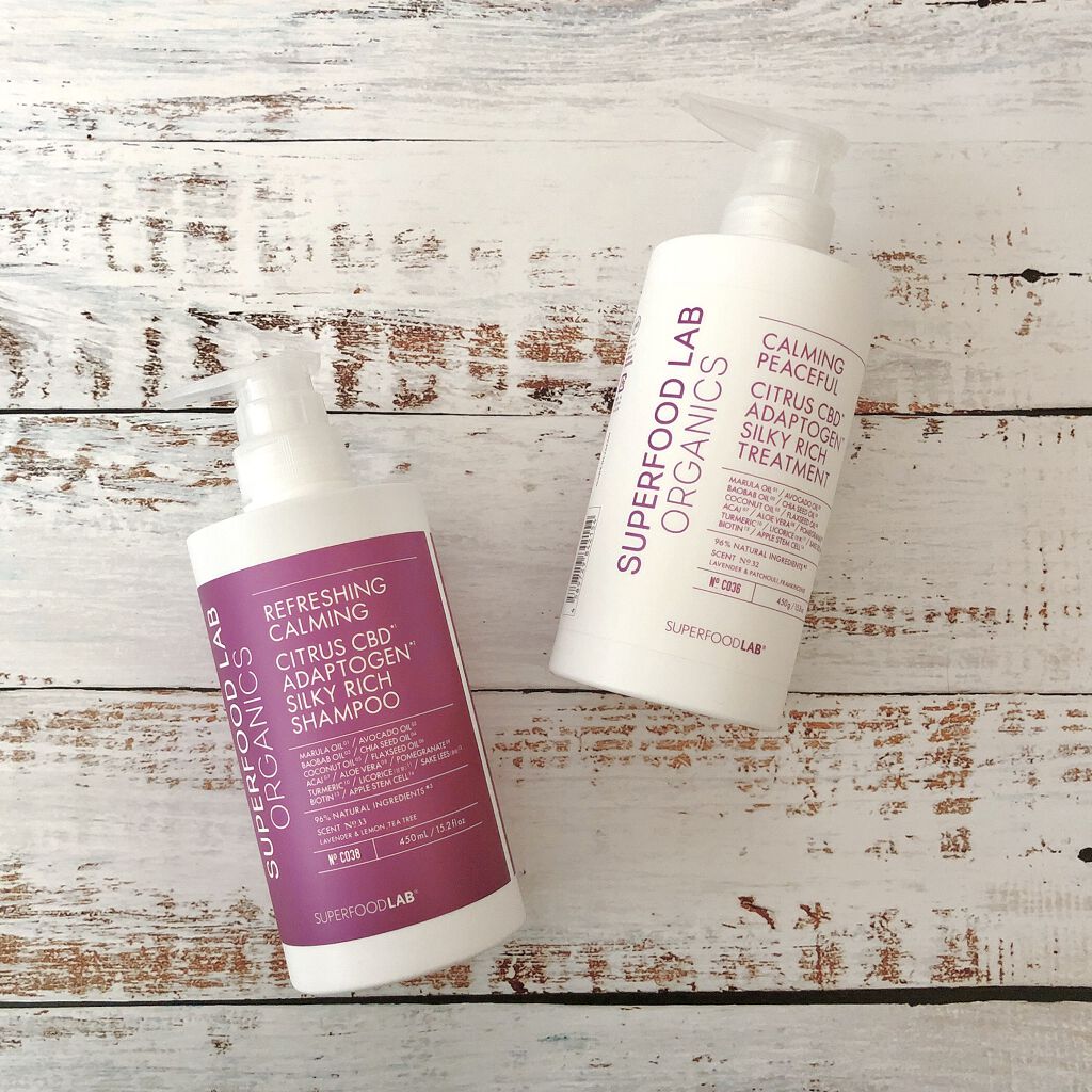 スーパーフードラボ オーガニックス シルキーリッチ シャンプー＆トリートメント/SUPERFOOD LAB/市販シャンプーを使ったクチコミ（1枚目）