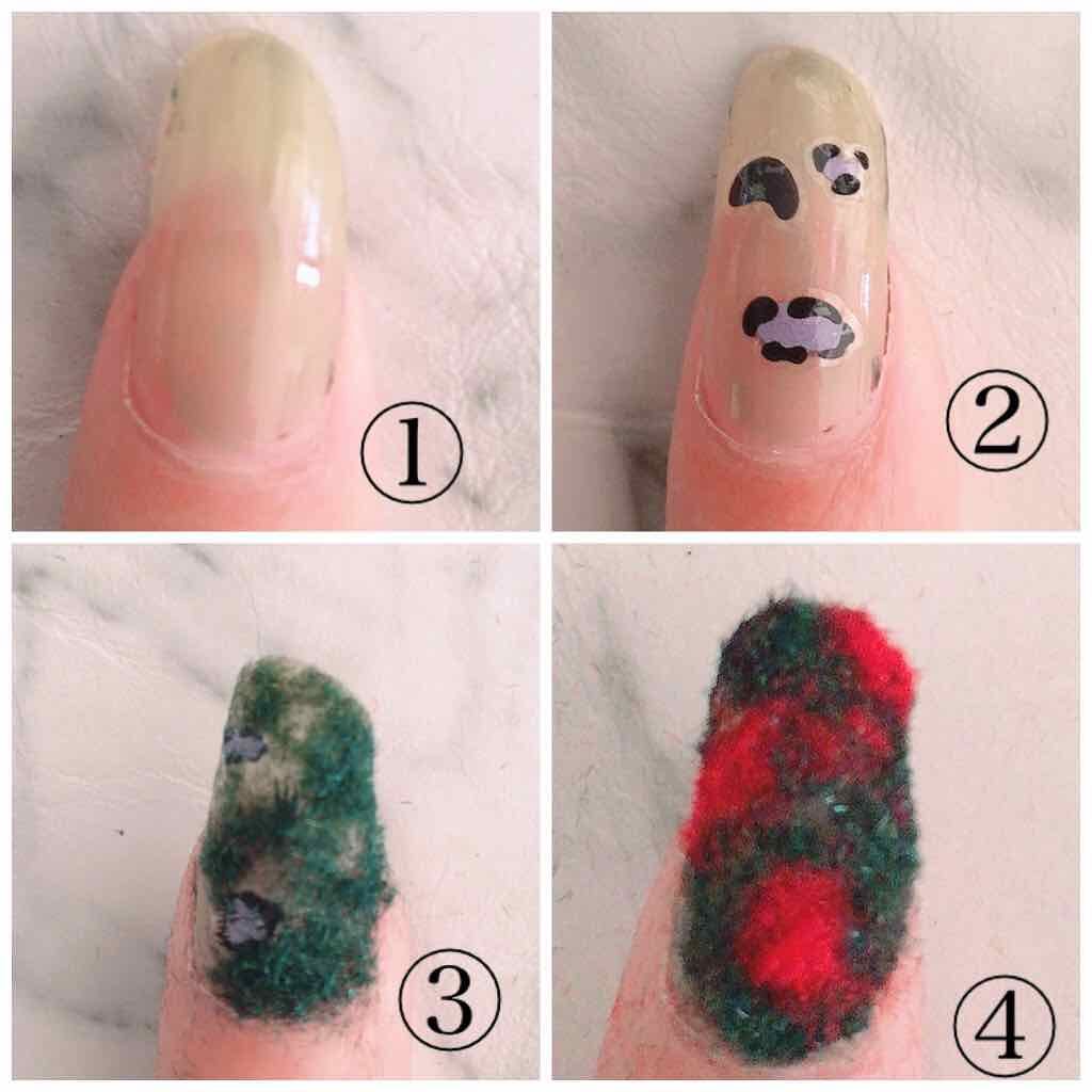 ベルベットパウダー/セリア/ネイルチップ・パーツを使ったクチコミ（2枚目）