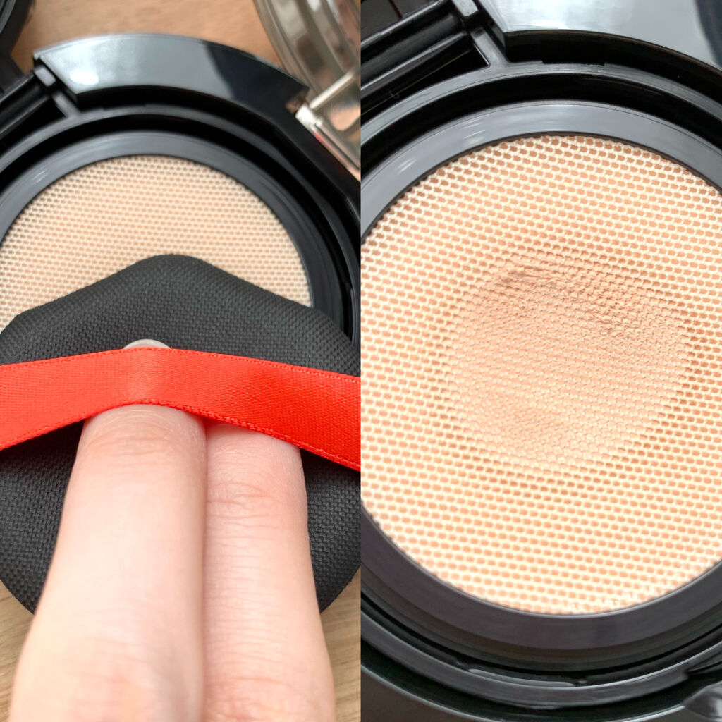 ドラマティックジェリーコンパクト 01 明るめ〜やや明るめの色/マキアージュ/クッションファンデーションを使ったクチコミ（3枚目）