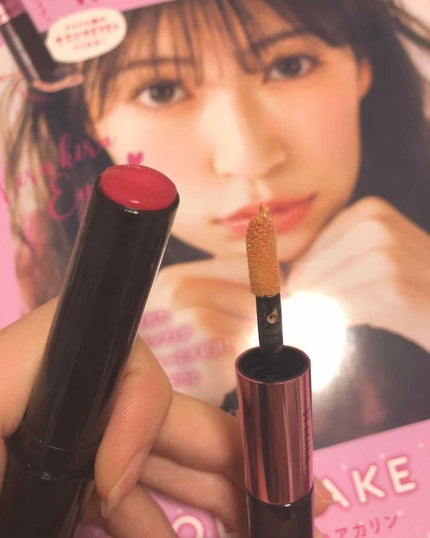 NMB48 吉田朱里 プロデュース うるぷるティントリップ(アカリップ)つきIDOL MAKE BIBLE@アカリン/主婦の友社/書籍を使ったクチコミ(2枚目)